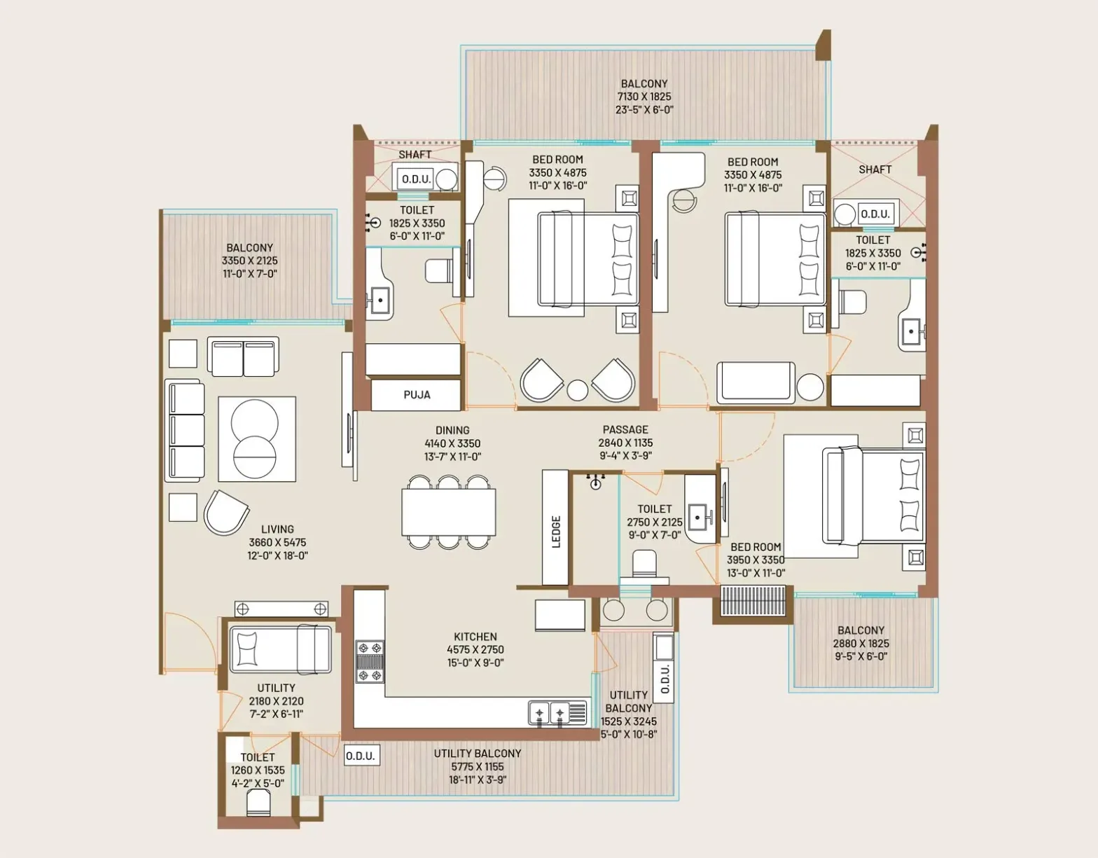 ivory county 115 noida